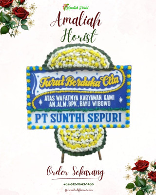 Papan Bunga Duka di Lingga Utara