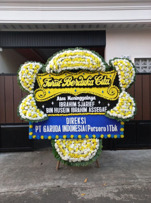 Papan Bunga Duka di Lingga Utara